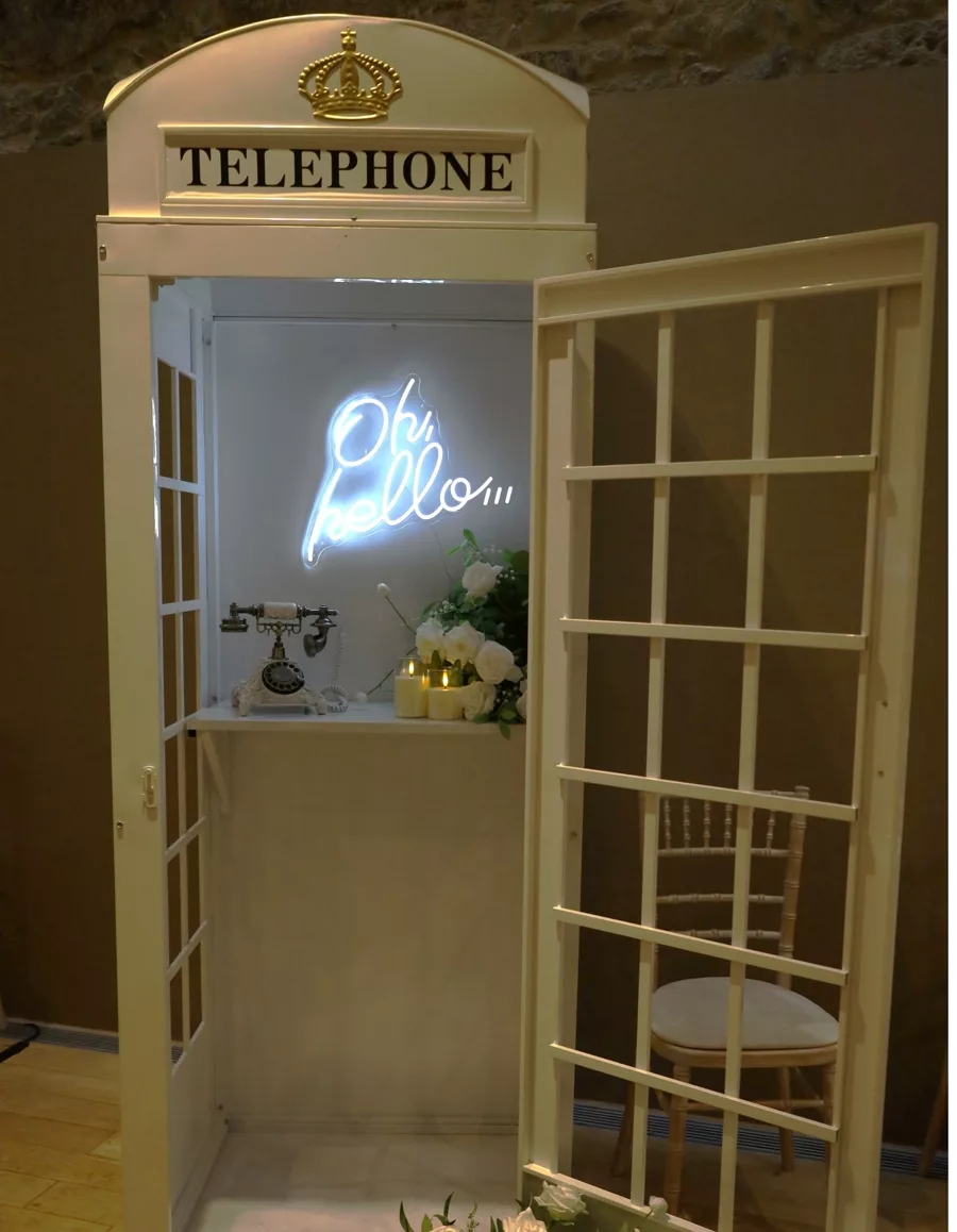 Cabine de Londres para mensagens de voz